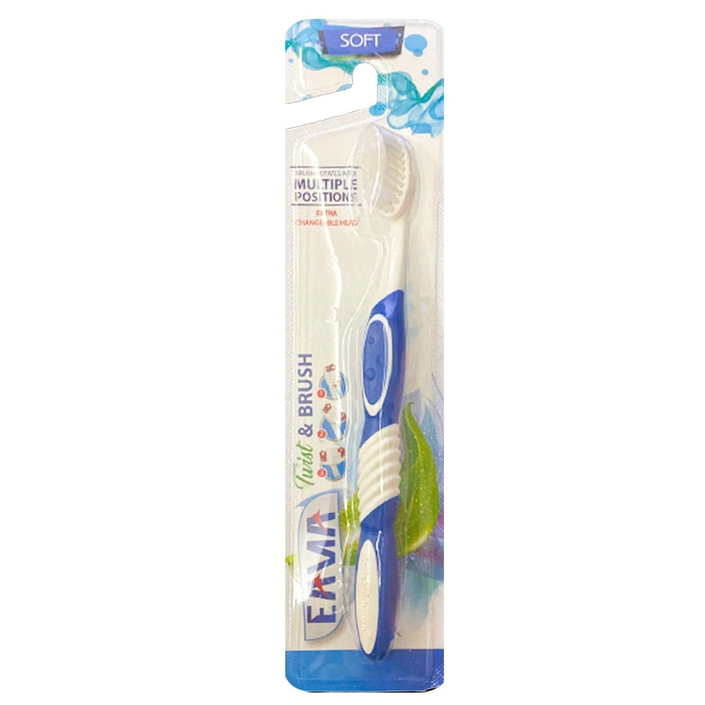 ايما تويست&براش فرشاة اسنان - EamaTwist&Brush Tooth Brush (Soft)