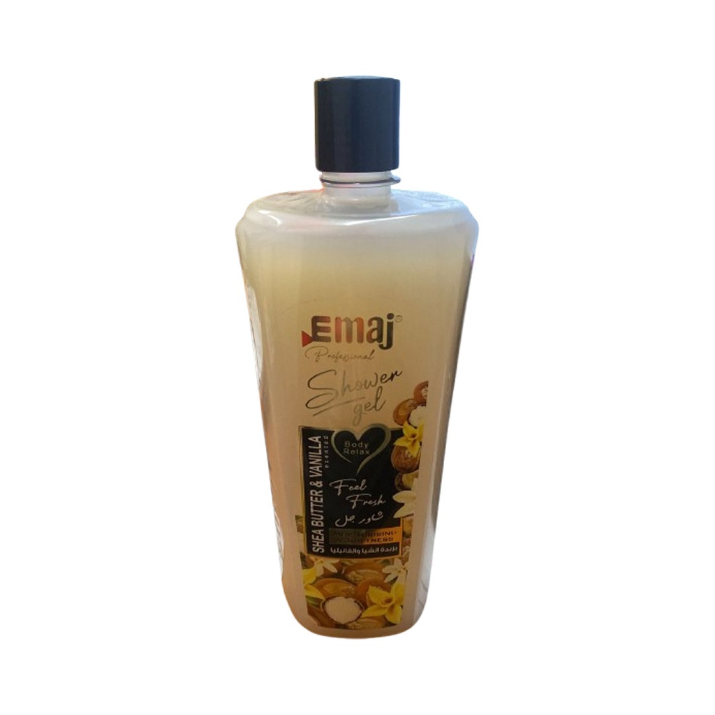 ايماج شاور زبدة شيا&فانيليا - Emaj Shower Shea Butter&Vanilla (1L)