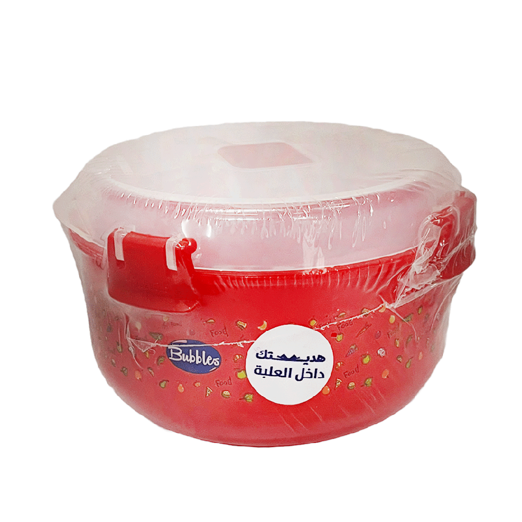 بابلز طبق مايكرويف + معلقة - Bubbles Plate Microwave + Spoon