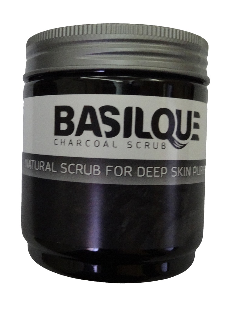 بازيلك مقشر - Basilque Scrub (300g, Charcoal)