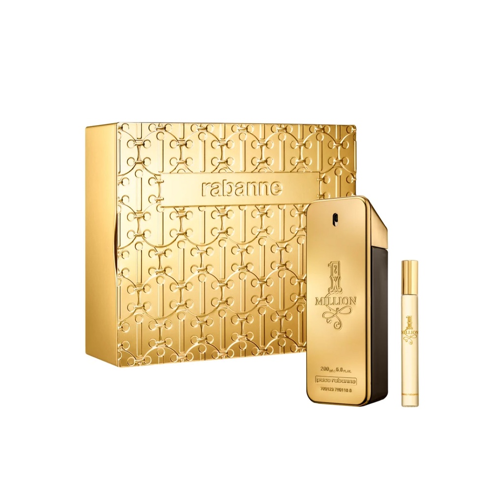باكوربان 1مليون طقم - Paco Rabanne 1Million Set EDT-M (200ml+10ml)