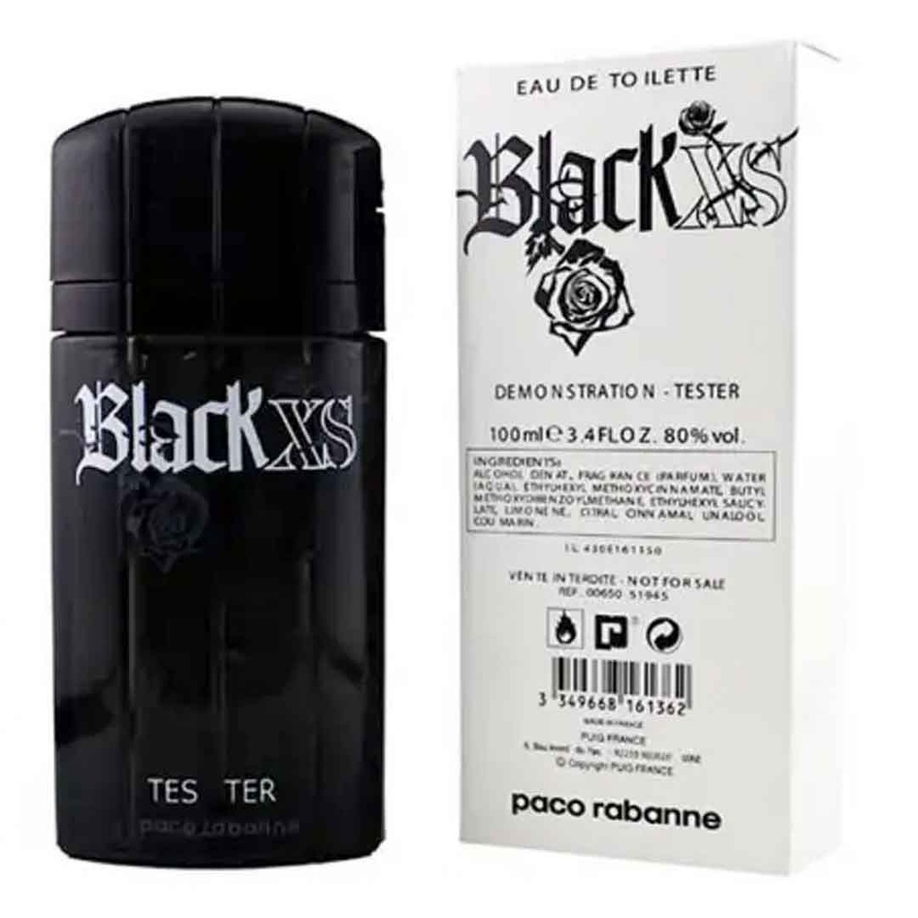 باكوربان بلاك اكس اس تستر - Paco Rabanne Black Xs Tester (100ml)