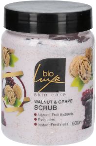 بايو لوكس مقشر - Bio Luxe Scrub (500ml, Walnut&Grape)