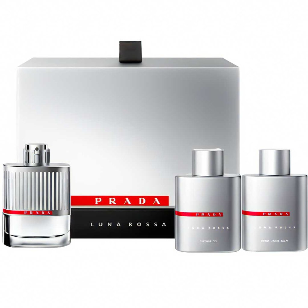 برادا لونا روزا طقم - Prada Luna Rossa Set (100ml+100ml+100ml)