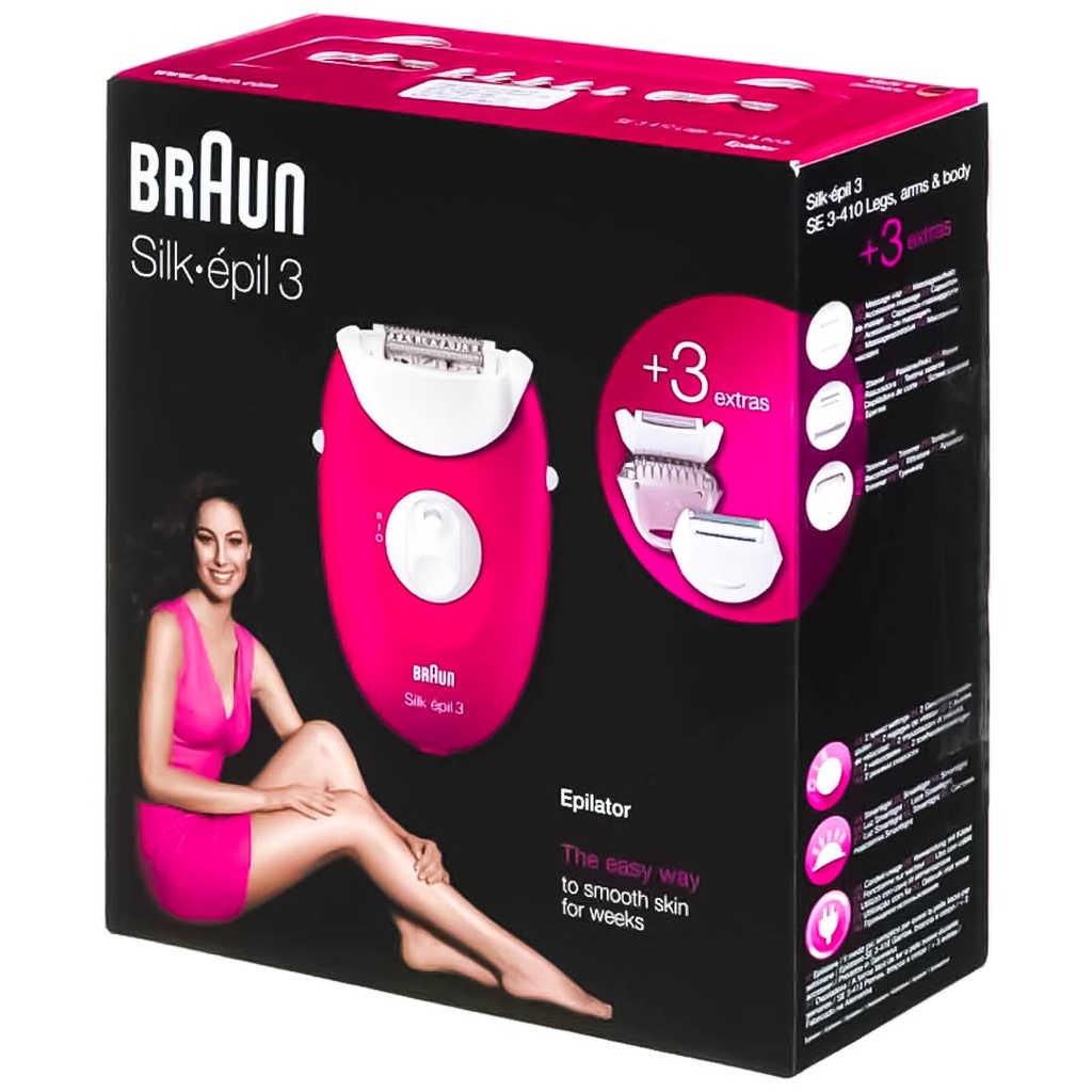 براون - Braun (Silk-épil, Woman, (3+) 3, No:SE3-410)