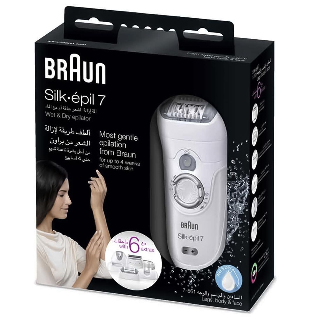 براون - Braun (Silk-épil, Woman, (8+) 7, No:SE7-561)