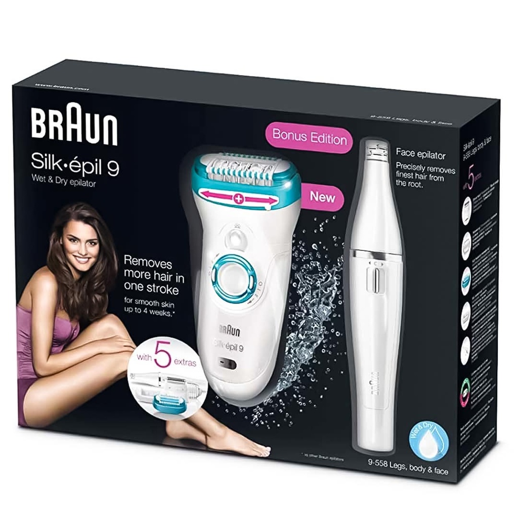 براون - Braun (Silk-épil, Woman, (5+) 9, No:9-558)
