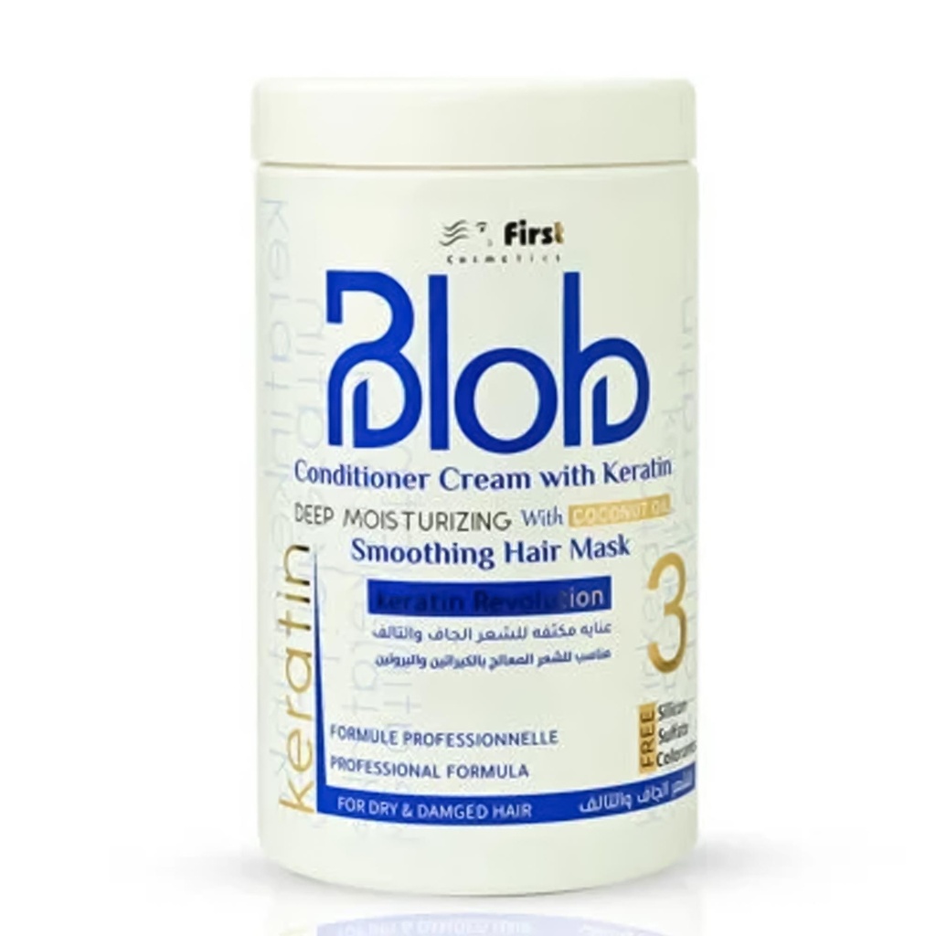 بلوب حمام كريم كيراتين - Blob Hair Mask Keratin (1L)