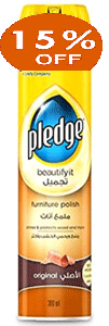 بليدج ملمع اثاث - Pledge Furnituer Polish (300ml, Original, discount 15%)