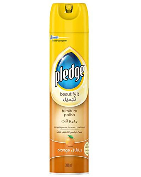 بليدج ملمع اثاث - Pledge Furnituer Polish (300ml, Orange, without)