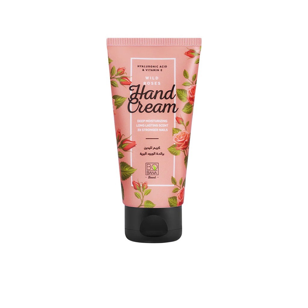بوبانا كريم يدين الورود البرية - Bobana Hand Cream Wild Roses (50ml)