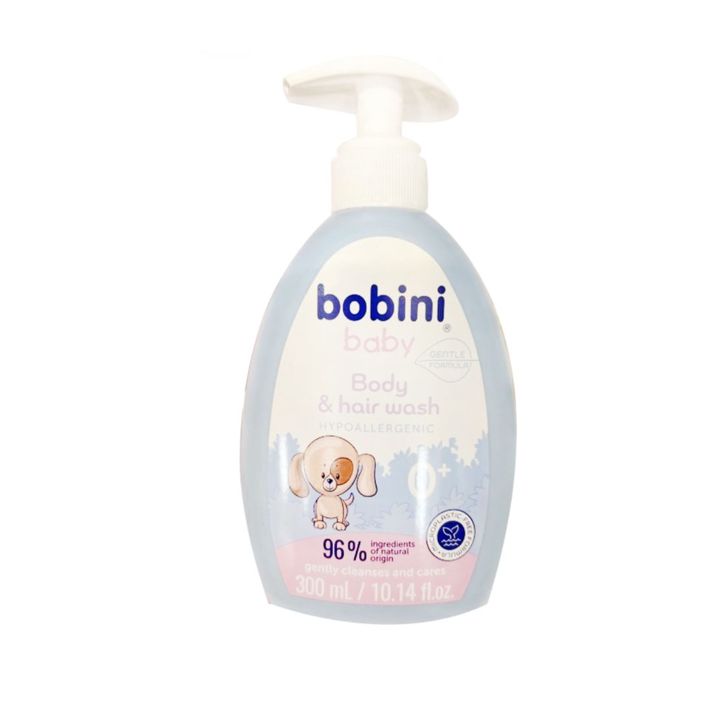 بوبينى 2x1 غسول جسم و شعر مضاد للحساسية - Bobini 2in1 Body & Hair wash Hypoallergenic (300ml)