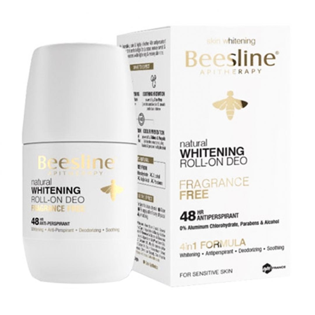 بيزلين رول اون - Beesline Roll On (Woman, 50ml, Fragrance Free 4*1)