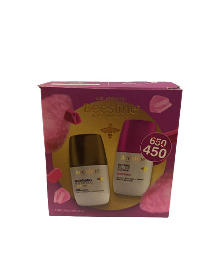 بيزلين رول اون - Beesline Roll On (50ml, Cotton Candy, +1 Delayed hair growth 450L.E)