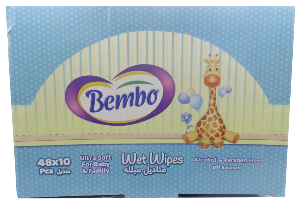 بيمبو مناديل - Bembo Wipes (Senior, Normal, 72PC)