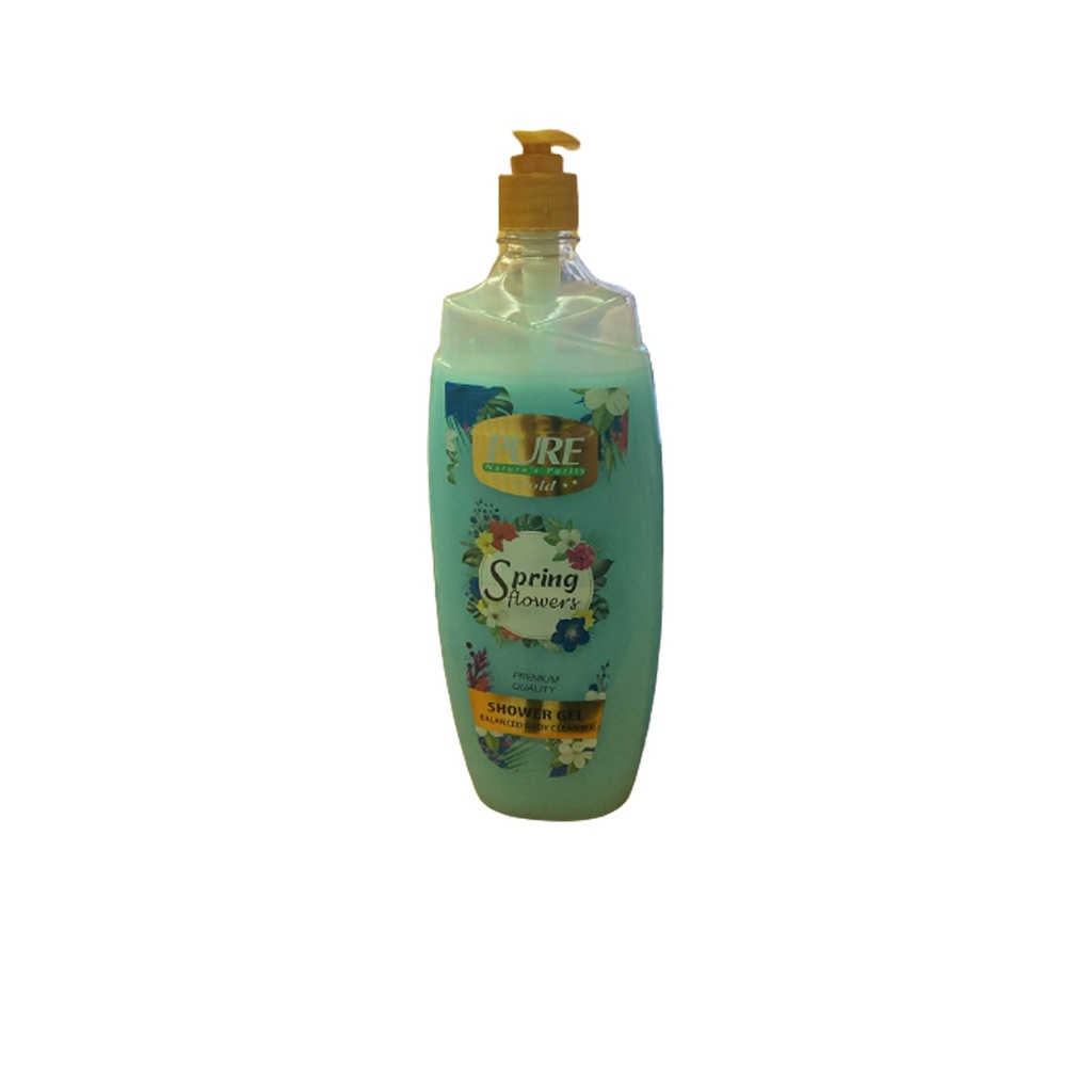 بيور جولد شاور - Pure Gold Shower (1L, Spring Flowers)