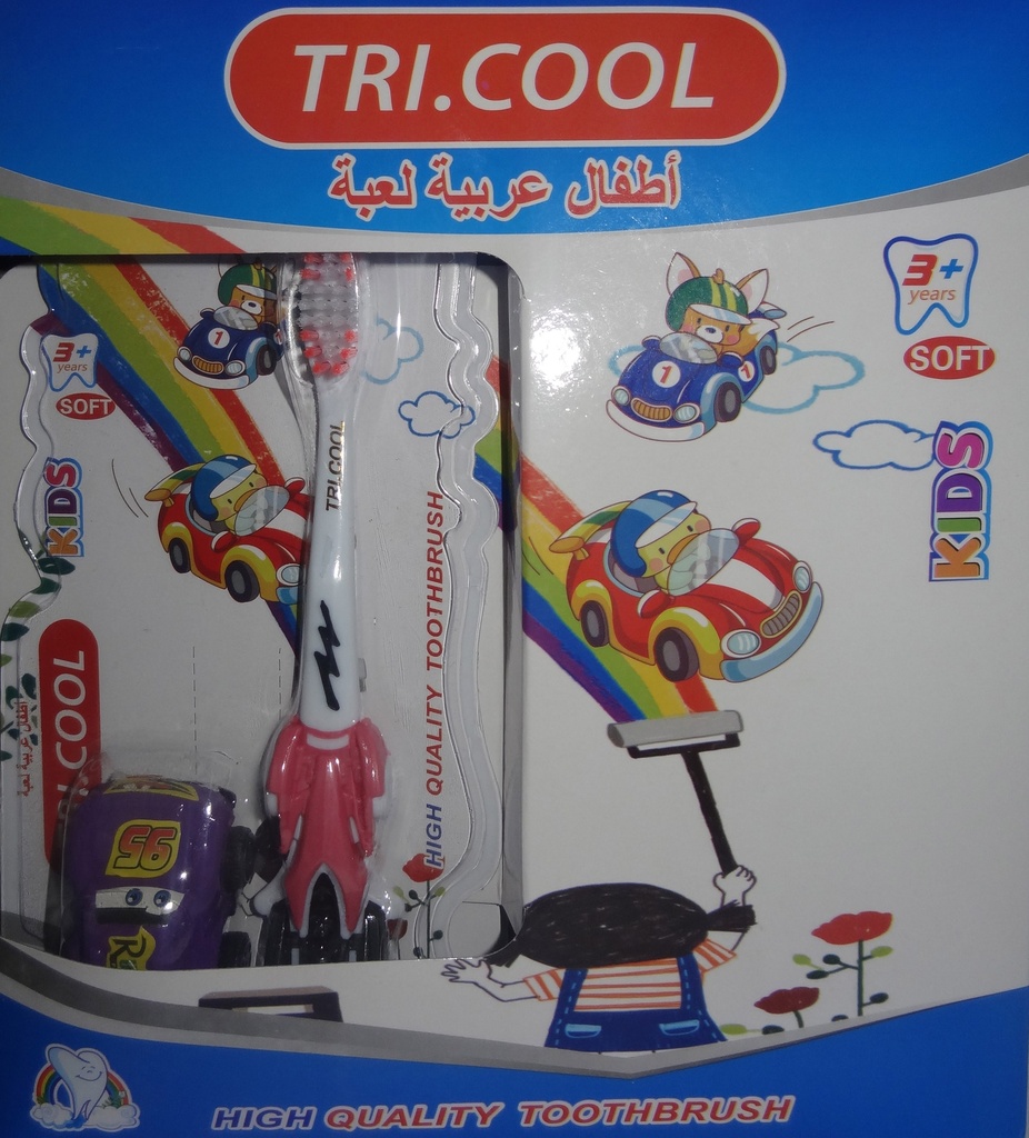 ترى كول فرشاة اسنان - TRI.COOL Tooth Brush (Kids, No:3025, Soft)