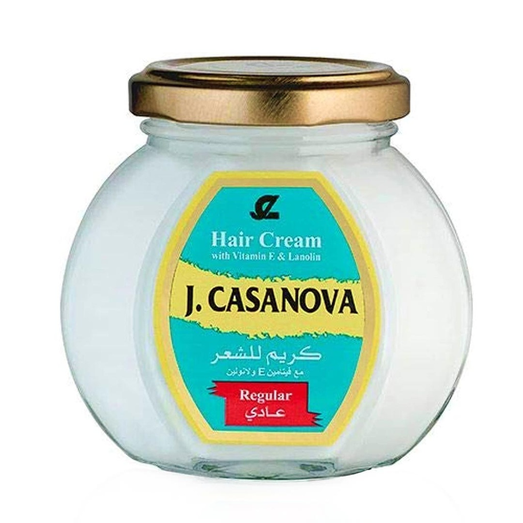 ج. كازانوفا كريم شعر - J.Casanova Hair Cream (150g, Normal)
