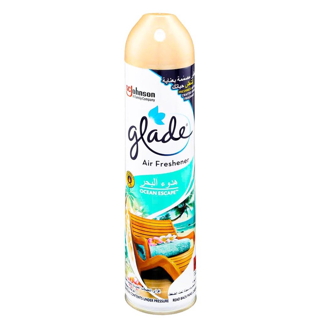 جليد ملطف جو - Glade Air Freshener (Normal, 300ml, Ocean Escape, without)