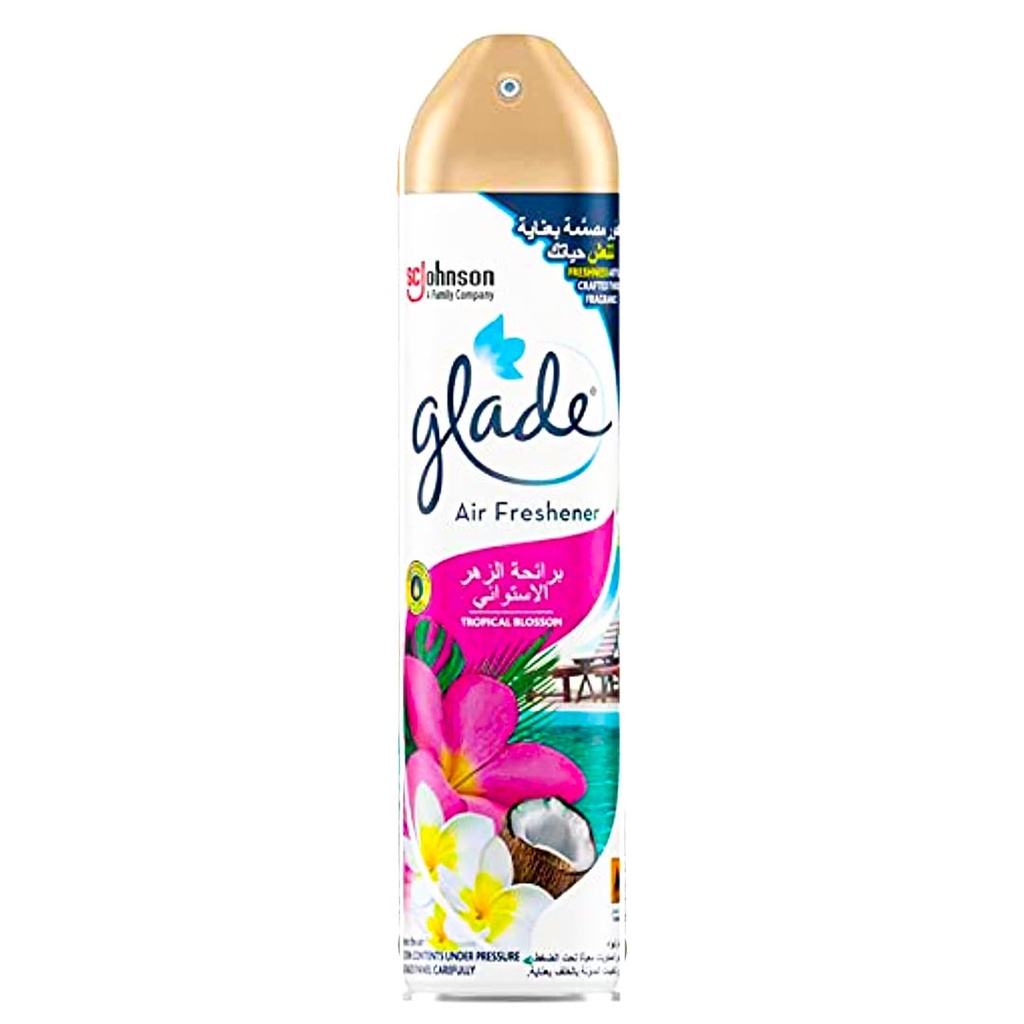 جليد ملطف جو - Glade Air Freshener (Normal, 300ml, Tropical Blossom, without)