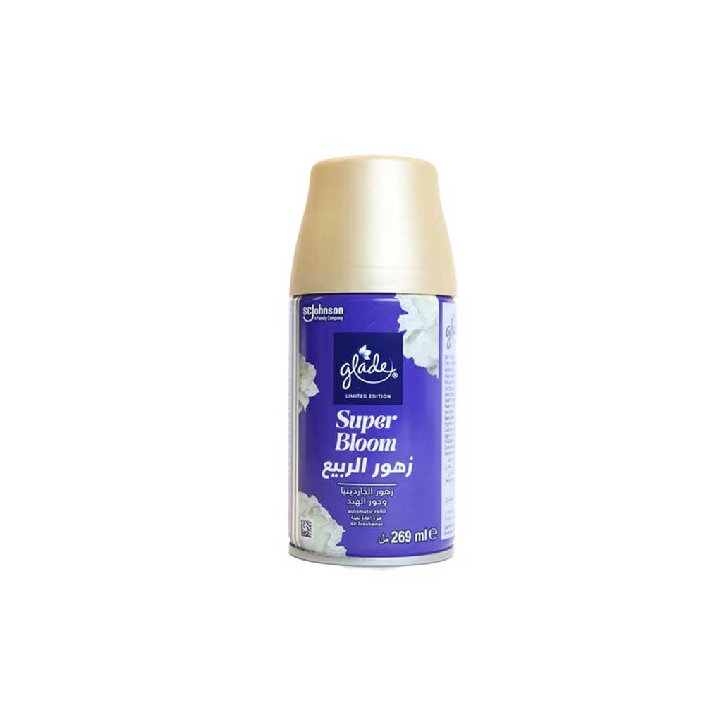 جليد ملطف جو غيار - Glade Air Freshener Spare (269ml, Super Bloom)