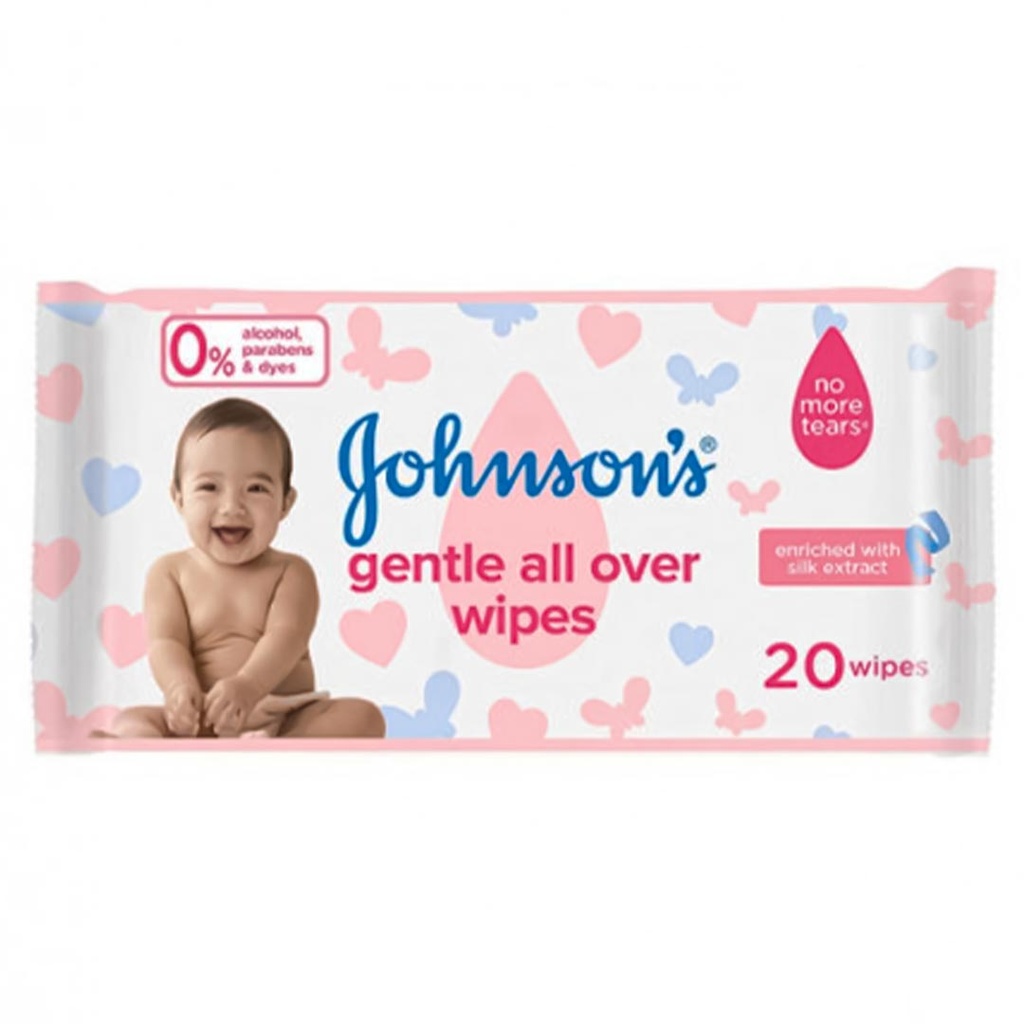 جونسون مناديل - Johnson Wipes (without, 20PC)