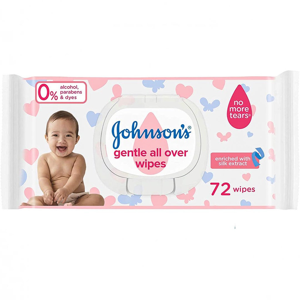 جونسون مناديل - Johnson Wipes (Special price, 72PC)