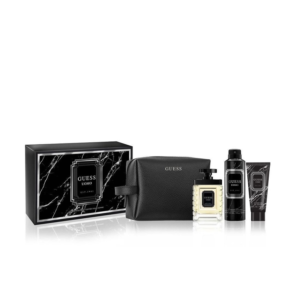 جيس اومو طقم - Guess Uomo Set EDT-M (100ml+100ml+226ml)
