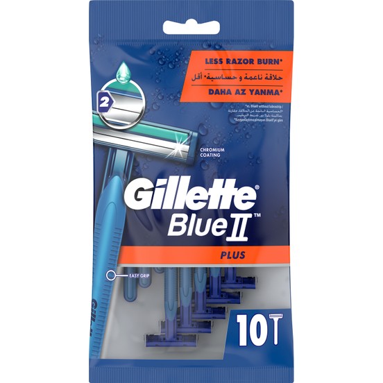 جيليت بلو 2 بلس ماكنة - Gillette Blue 2 Plus Shaver (10PC)