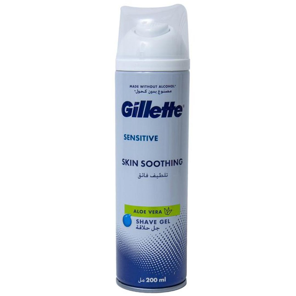جيليت حلاقة - Gillette Shaving (Gillette Gel, 200ml, Skin Soothing)