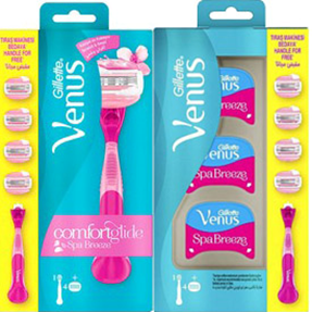 جيليت فينوس - Gillette Venus (Shaver, Comfort Spa Breeze, +4)