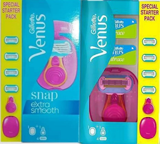جيليت فينوس - Gillette Venus (Shaver, Snap Extra Smooth, +4)