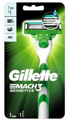 جيليت ماك3 - Gillette Mach3 (Shaver, Sensitive, +1)
