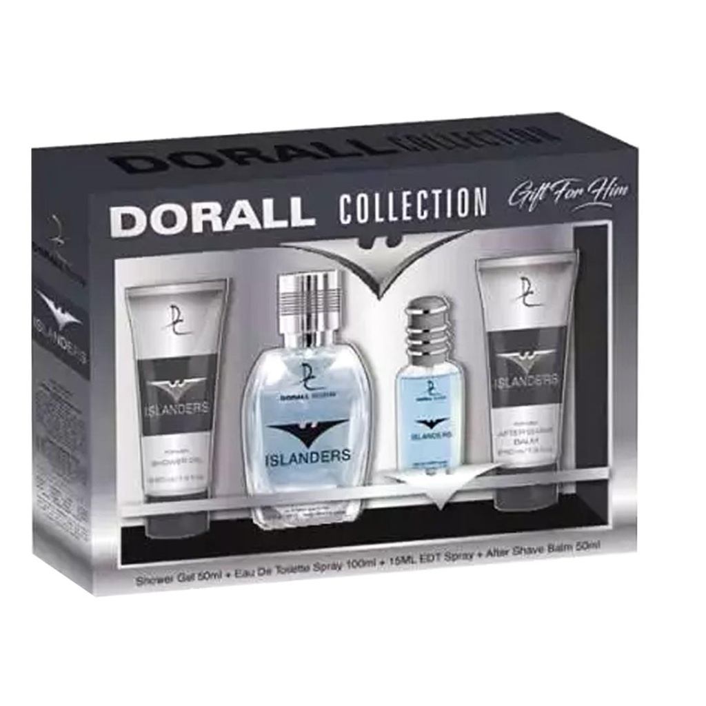 دورال ايلاندرز طقم - Dorall Islanders Set EDT-M (100ml+15ml+50ml+50ml)