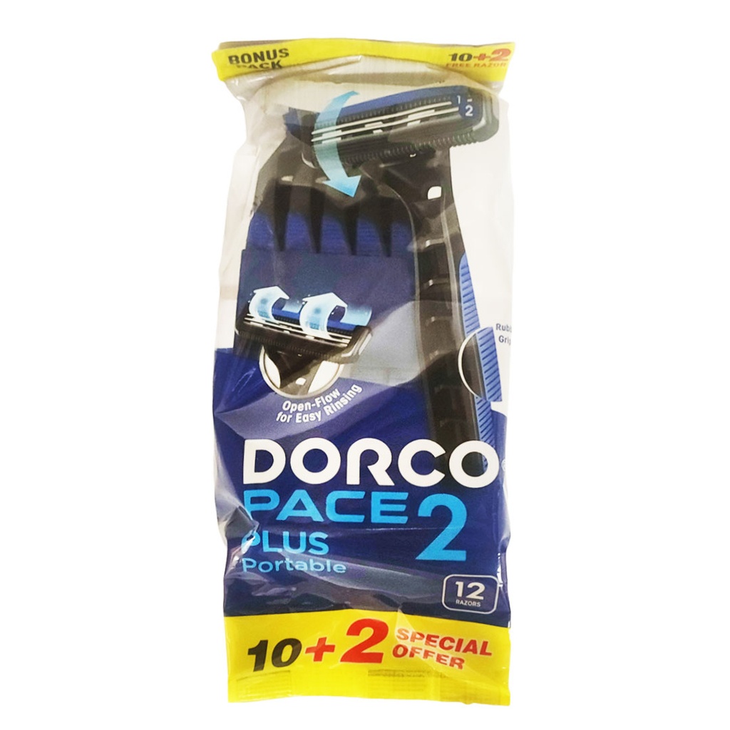دوركو بيس 2 بلس بورتابل - Dorco Pace 2 Plus Portable 10+2