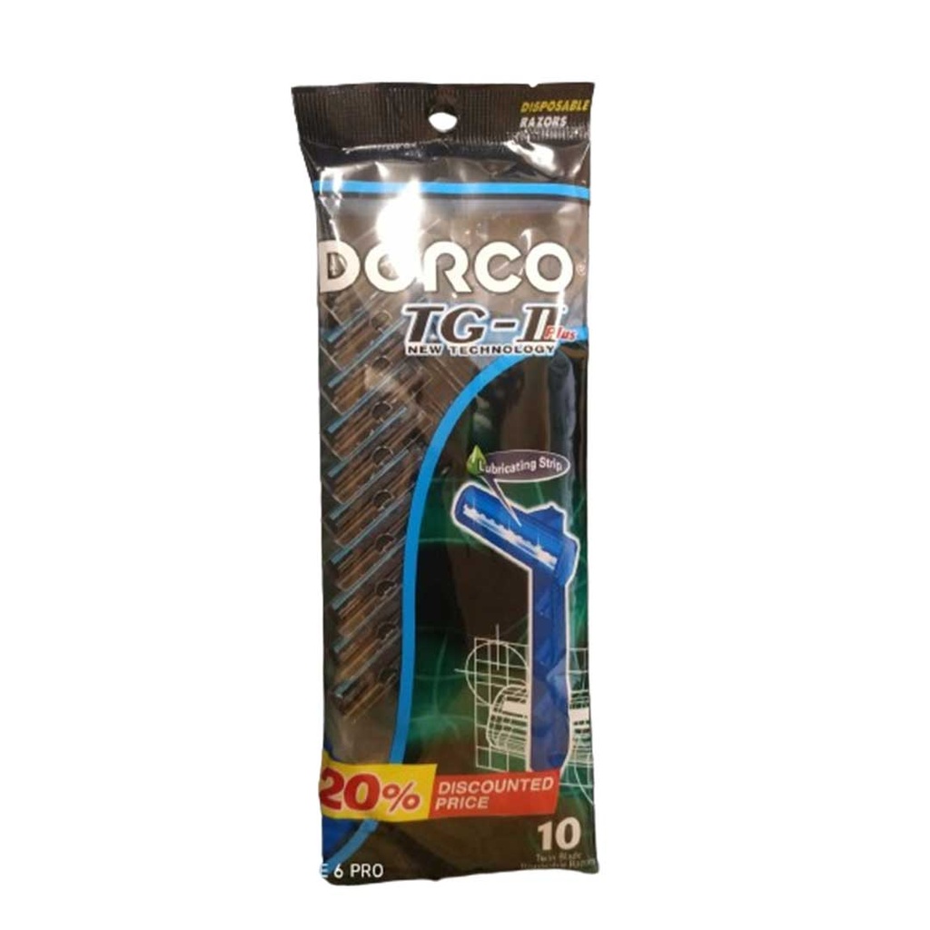 دوركو تى جى 2 بلس - Dorco TG 2 Plus (10PC)