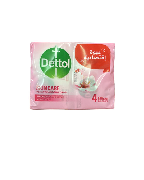 ديتول صابون - Dettol Soap 4Psc (165g, Skincare, Value Pack)