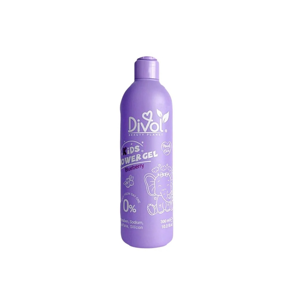 ديفول شاور توت اطفال - Divol Shower Blueberry Kids (300ml)