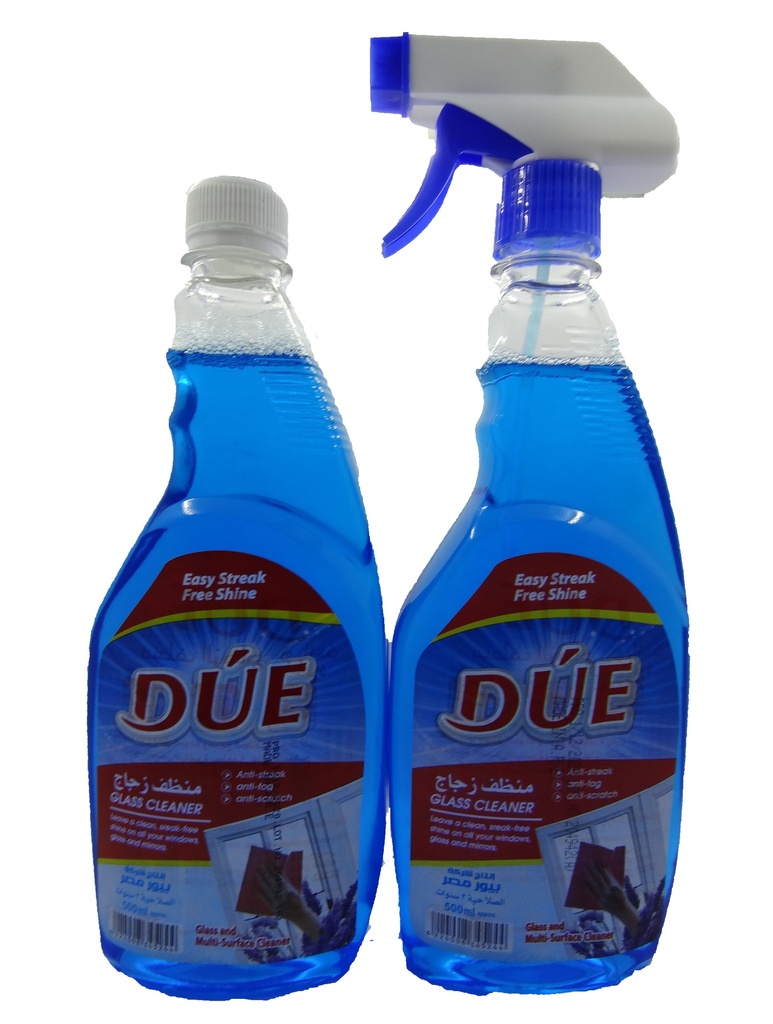 ديو منظف زجاج - Due Glass Cleaner 500ml*2