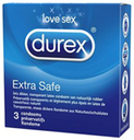 ديوركس عازل - durex Condom (Extra Safe, without, 3PC)