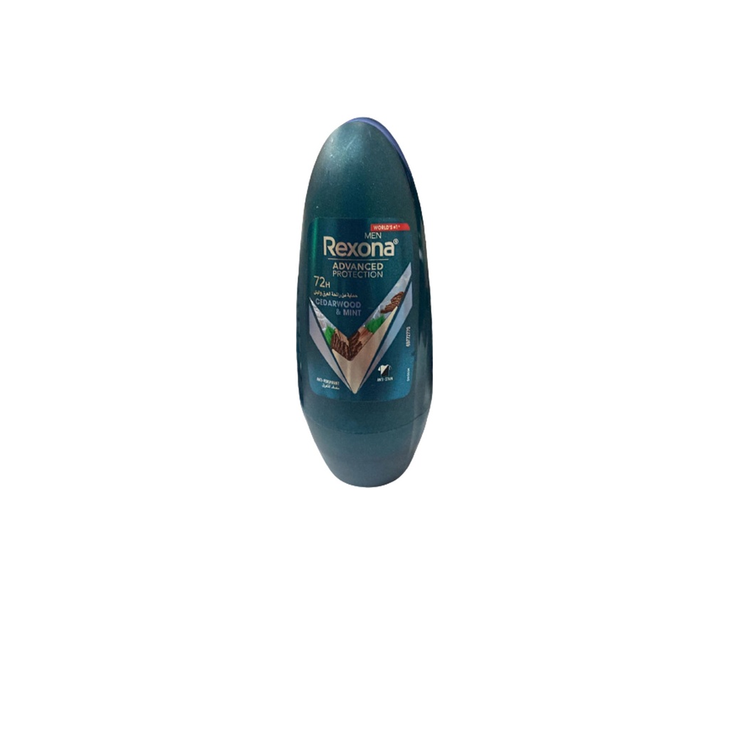 ريكسونا ادفانسيد رول اون - Rexona Advanced Roll On (men, 50ml, Cedarwood&Mint, without)