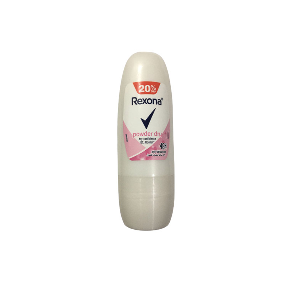 ريكسونا رول اون - Rexona Roll On (Woman, 20ml, Powder dry, discount 20%)