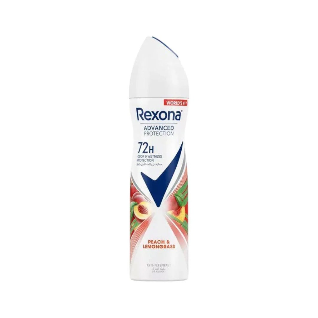 ريكسونا سبراى نسائى - Rexona Spray Woman  (150ml, Peach & Lemongrass)