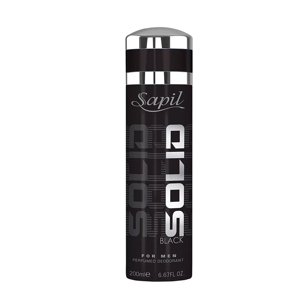 سابيل سبراى رجالى - Sapil Spray Men (200ml, Solid Black)