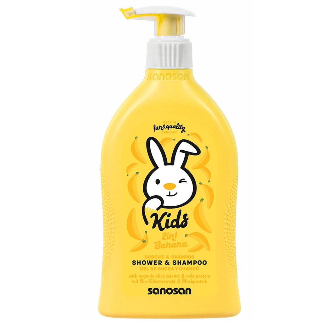 سانوسان - Sanosan (Shampoo&Bath, 400ml, Banana, 0)