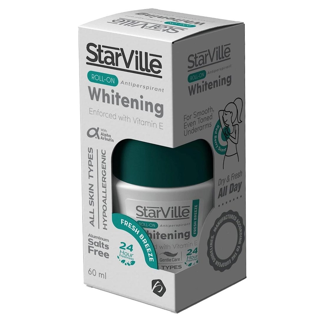 ستارفيل رول اون - StarVille Roll On (Woman, 60ml, Fresh Breeze)