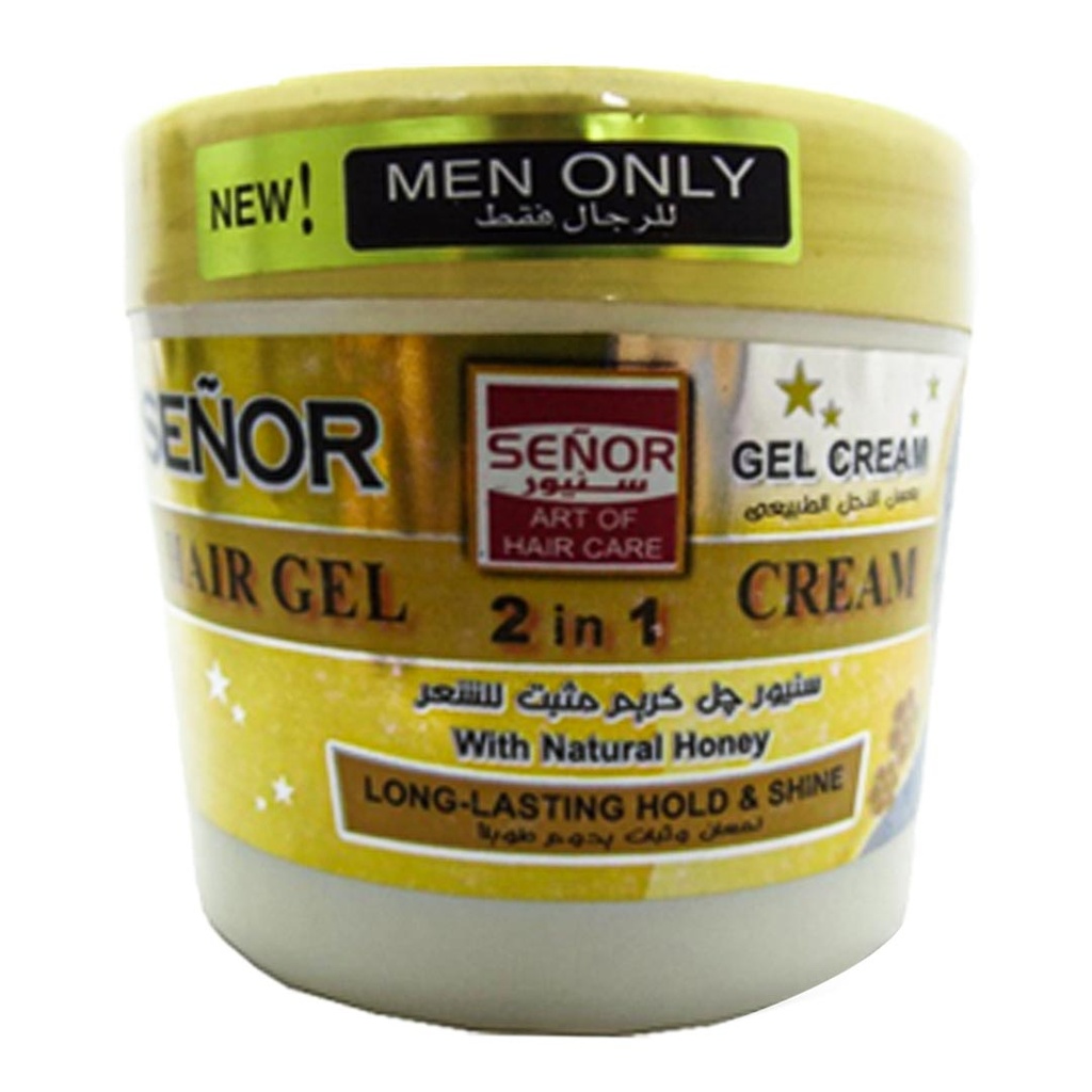 سنيور كريم شعر - Senior Hair Cream (Cream Gel, 250ml, Honey)