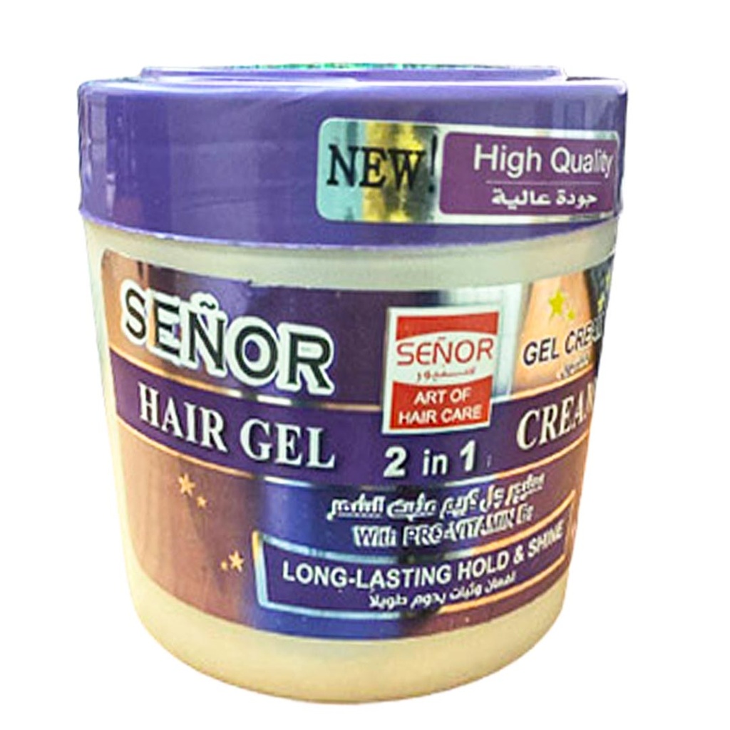 سنيور كريم شعر - Senior Hair Cream (Cream Gel, 250ml, Panthenol)