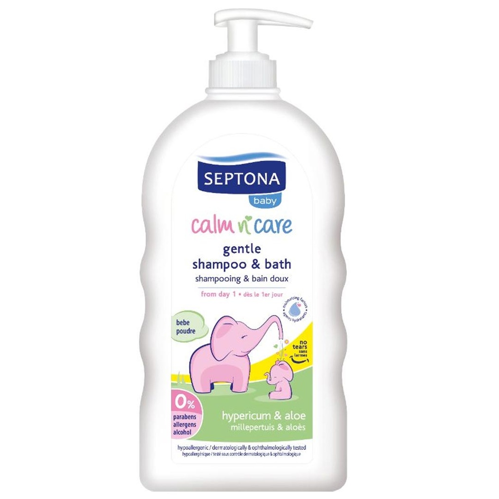 سيبتونا شامبو & جل الاستحمام - Septona Shampoo & Bath (500ml, AleoVera, NO:4217, without)