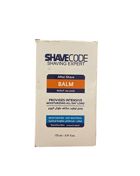شيف كود بلسم بعد الحلاقة - Shavecode After Shave Balm (175ml, Sensitive Skin)